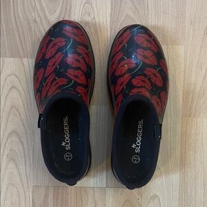 Sloggers Red and Black Women's Shoes